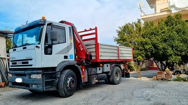 Iveco Eurotech 190 con gru da 21 m e 55.000 km 