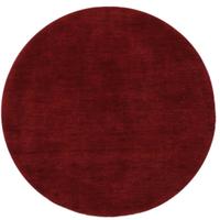 Tappeto Rotondo Rosso Scuro 150 cm
