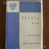 Libretto Uso e Manutenzione - Lancia Fulvia