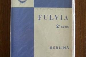 Libretto Uso e Manutenzione - Lancia Fulvia