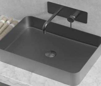 Lavabo da appoggio Gun Metal Venus Art. 4376F-GM K
