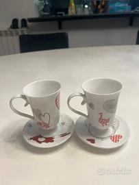 Set di due tazzine caffè della brandani nuove