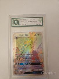 Carta gradata Silvally GX hyper pokemon 
