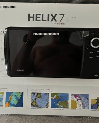 Ecoscandaglio Humminbird helix 7 G3 più sonda
