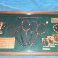 “The History Of The Tennis Racket” Vintage Shadow