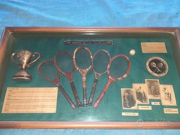 “The History Of The Tennis Racket” Vintage Shadow