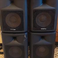 4 casse passive da 250 watts ognuna