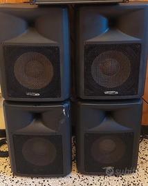 4 casse passive da 250 watts ognuna