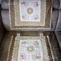 Copriforno+coprifuochi shabby chic fatto a mano