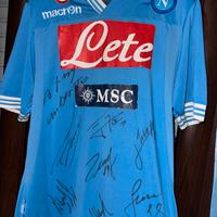Maglia originale autografata napoli
