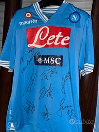 Maglia originale autografata napoli