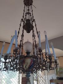 Lampadario siciliano fine 800