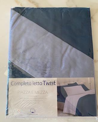 Coppia Completi Lenzuola Piazza e Mezza "Twist"