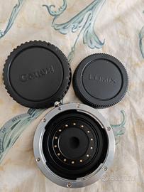 adattatore fotocamera Panasonic obbiettivi Canon