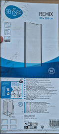 Parete Doccia Walk-In Sensea Remix 80x195 cm - Ner