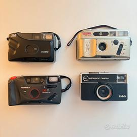 Lotto 4 Fotocamere Vintage Analogiche Non Testate