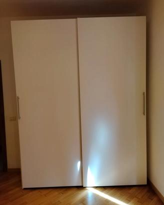 Armadio artigianale bianco 200x265 ante scorrevoli