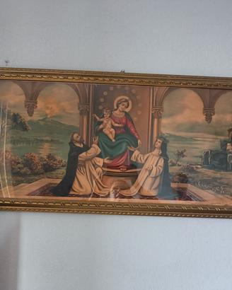 quadro antico vintage madonna