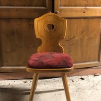 Sedie tirolesi - seduta imbottita - legno di abete