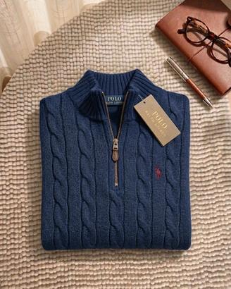 Maglione Polo Ralph Lauren in maglia a trecce