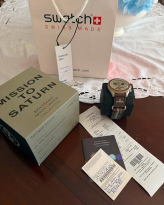 Swatch × Omega Mission to Saturn
