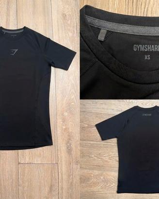 T-shirt tecnica Gymshark compression nera