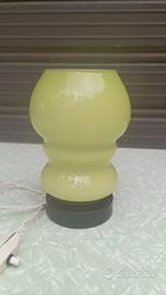 Lampada verde da tavolo anni 60