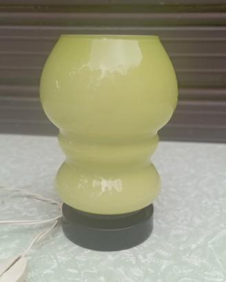 Lampada verde da tavolo anni 60