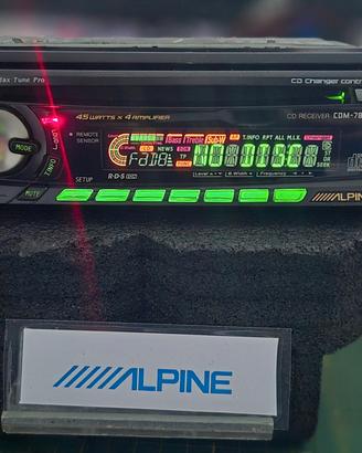 Autoradio Vintage Anni '00 Alpine CDM-7871R