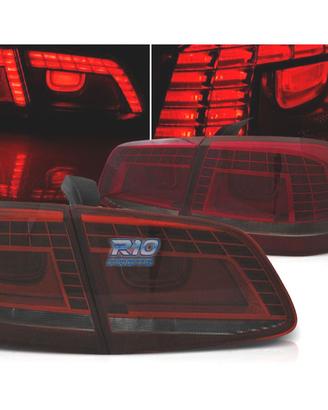 FANALI VOLKSWAGEN VW PASSAT 10-14 LED ROSSO AFFUMI