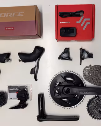 SRAM Force eTap AXS 2x12 Disc con ruote Fulcrum
