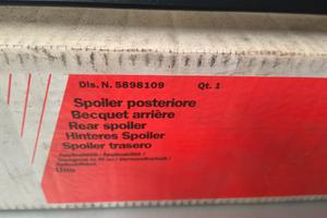 Spoiler per Fiat Uno prima serie 