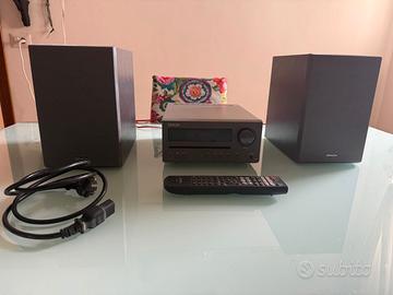 Denon D-T1 stereo compatto con casse originali, co