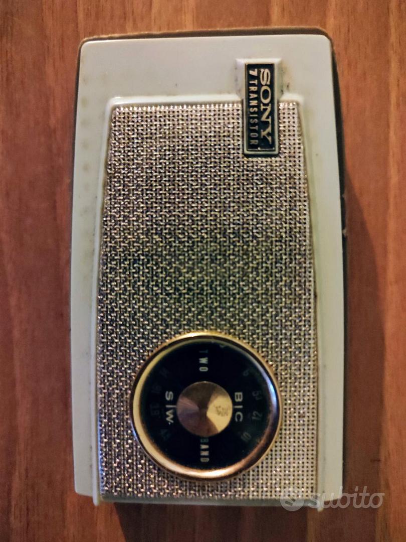 Rara Radio Vintage SONY TR-724 (1960) - 2 Bande - Audio/Video In
