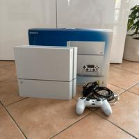 PS4 500GB Glacier White + Controller originale