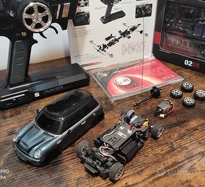 Automodello RC IWAVER 1/28 completa come Mini-Z