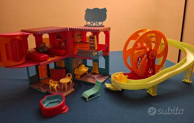 Polly Pocket Mattel. Hotel e montagne russe