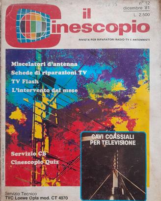 rivista di elettronica vintage (il cinescopio)