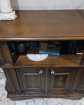 mobiletto porta tv  di vero legno