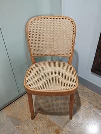 Sedia Legno con seduta in paglia