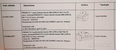 Divano Frigento Poltronesofa' - 5 Posti
