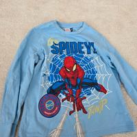 Maglia bambino Spiderman  original marines 10 anni