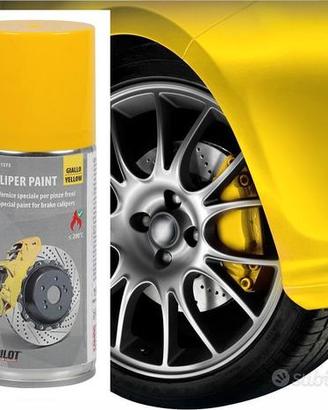 Vernice Speciale per Pinze Freni Auto Moto GIALLO