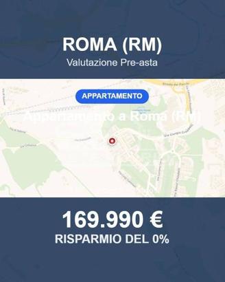 Immobile in asta di 78 m² con box auto a Roma