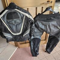 TUTA MOTO COMPLETA GIUBBOTTO E PANTALONI
