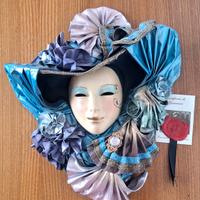 Maschera veneziana artigianale cm 30