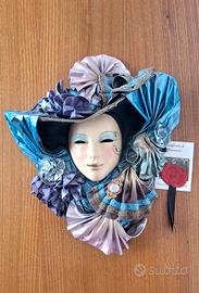 Maschera veneziana artigianale cm 30