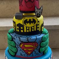 Torta supereroi