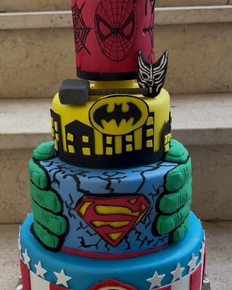 Torta supereroi