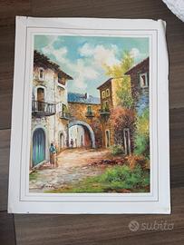 Stampa poster vintage scorcio Brasile